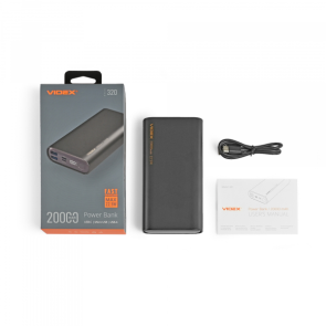Павербанк 20000mAh VIDEX VPB-320 22.5W Black №20