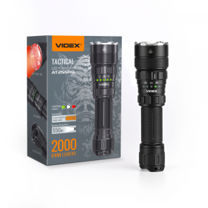 Тактичний світлодіодний ліхтарик VIDEX VLF-AT255RG 2000Lm 5000K №1