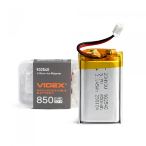 Акумулятор VIDEX Li-pol VLF-B902540-85 850mAh 1шт №1