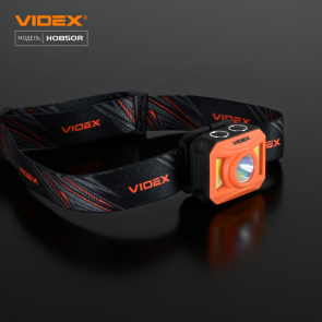 Налобный светодиодный фонарик VIDEX VLF-H085-OR 400Lm 5000K №24