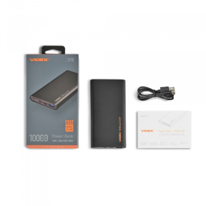 Внешний аккумулятор 10000mAh VIDEX VPB-310 22.5W Черный №21