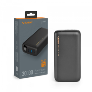 Павербанк 30000mAh VIDEX VPB-297 22.5W Black №15