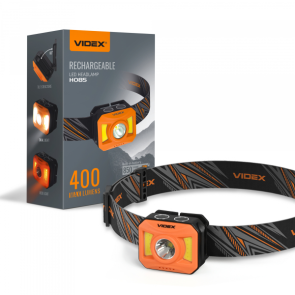 Налобный светодиодный фонарик VIDEX VLF-H085-OR 400Lm 5000K №46