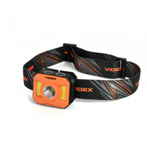 Налобный светодиодный фонарик VIDEX VLF-H085-OR 400Lm 5000K №47