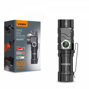 Портативный светодиодный фонарик VIDEX VLF-A244RH 600Lm 5000K №16