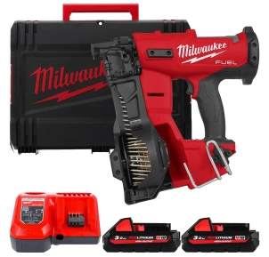 Пістолет цвяхозабивний акумуляторний MILWAUKEE M18 FRCN45-302X, (+ заряд.пристрій, 2 акум., HD кейс) №1