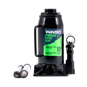 Домкрат гідравлічний пляшковий Winso 10т 200-385мм №1