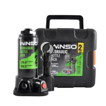 Домкрат гидравлический бутылочный Winso 2т 148-276мм в кейсе