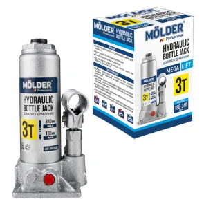 Домкрат гідравлічний пляшковий Molder 3т 180-340мм №2