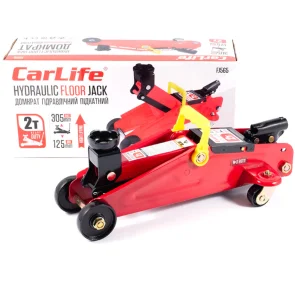 Домкрат підкатний CarLife 2т 125-300мм FJ565 №6