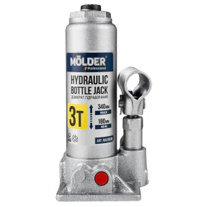Домкрат гідравлічний пляшковий Molder 3т 180-340мм №5