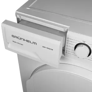 Сушильная машина GDV-T8CD1W (дисплей, белая, 8кг. конденсационная) (GRUNHELM) №5