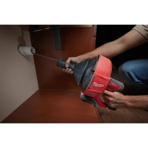 Акумуляторна прочисна машина MILWAUKEE M12 BDC8-202C (трос, внутрішній барабан,2 акумул. Х 2Аг, ємність для зберігання) №5