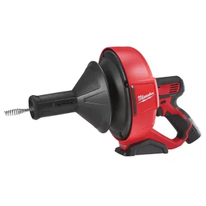 Акумуляторна прочисна машина MILWAUKEE M12 BDC8-202C (трос, внутрішній барабан,2 акумул. Х 2Аг, ємність для зберігання) №7