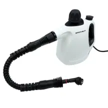 Пароочиститель ручной GSTC450, бойлер 450 мл, 9 аксессуаров (GRUNHELM)