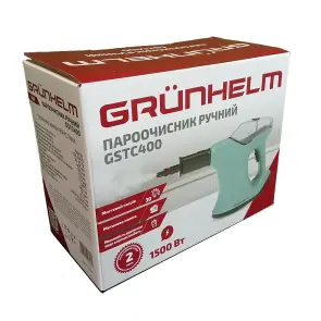Пароочисник ручний GSTC400, бойлер 400 мл, 9 аксесуарів (GRUNHELM) №4