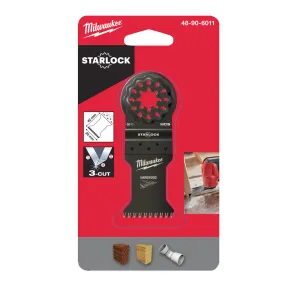Холст STARLOCK MILWAUKEE для б/функционального инструмента, 35 x 42мм/3С (древесина) №1