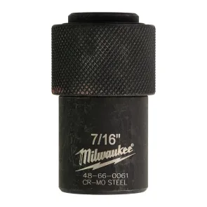 Перехідник із 1/2" квадратний хвостовик на 7/16" HEX MILWAUKEE №1
