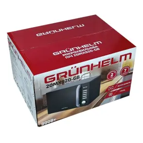 Микроволновая печь – 20MX920-GB (черный) 20л, 800 Вт, эл. (GRUNHELM) №5