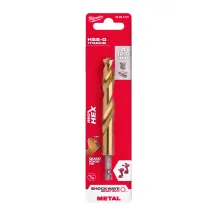 Сверло по металлу RedHEX HSS-G TiN MILWAUKEE, диаметр 12,0 мм