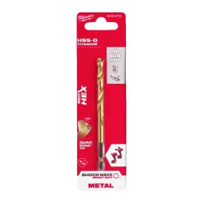 Сверло по металлу RedHEX HSS-G TiN MILWAUKEE, диаметр 6,5 мм №1
