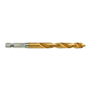 Сверло по металлу RedHEX SHOCKWAVE HSS-TiN MILWAUKEE, диаметр 8,0х111х70мм, (5шт), пластиковая коробка №2