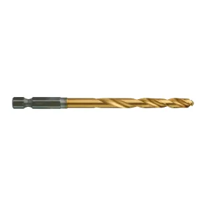 Сверло по металлу RedHEX HSS-G TiN MILWAUKEE, диаметр 6 мм, (10шт) пластиковая коробка №4