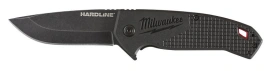 Нож MILWAUKEE HARDLINE Smooth выкидышной с гладким лезвием 48221994