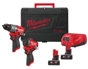 Набор из двух инструментов бесщеточных аккумуляторных M12 FPP2X2-402X MILWAUKEE (гайковерт M12 FCIWF12G3-0, дрель-шуруповерт M12 F №2