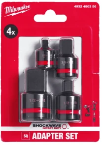 Набор переходников ShW MILWAUKEE, (3/8"-1/4"; 3/8"-1/2"; 1/2"-3/8"; 1/2"-3/4") (4шт) №2