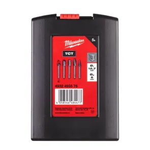 Набір твердосплавних борфрез TC 6 X 12.7MM 5 предметів MILWAUKEE 4932493576, пластиковий кейс №3