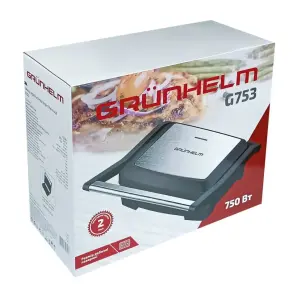 Гриль контактний - G753, 750 Вт (GRUNHELM) №4