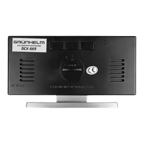 Часы настольные LED - DCX-669 (USB DC+5V, 1хCR2032, часы, строй) (GRUNHELM) №6