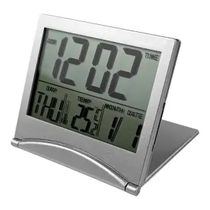 Годинник настільний LED - CX-033 (3V,1хCR2025,буд,день тижня,date,t) (GRUNHELM) №3