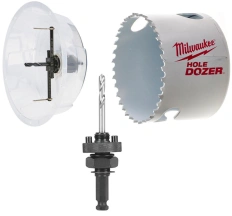 Коронка для сверления мягких материалов 51-178мм (балеринка) + Коронка 68mm H/Dozer + адаптер Промо
