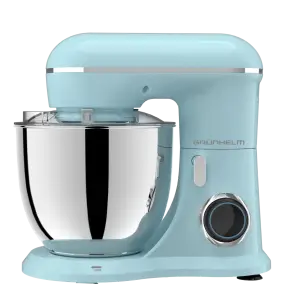 Кухонная машина GKM0025BL, 1300-1500 Вт, 10 скоростей, голубая (GRUNHELM) №2