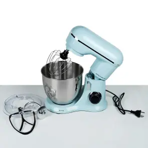Кухонная машина GKM0025BL, 1300-1500 Вт, 10 скоростей, голубая (GRUNHELM) №4