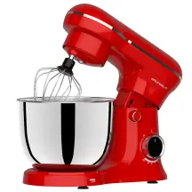 Кухонная машина GKM0015R, 1500 Вт, 10 скоростей, красный (GRUNHELM)