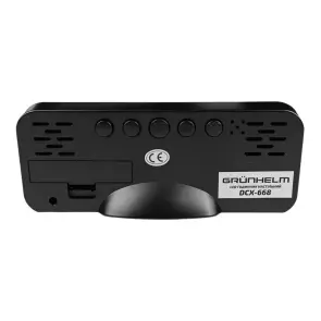 Годинник настільний LED - DCX-668 (USB DC+5V, 3х1,5V AAA,буд) (GRUNHELM) №2