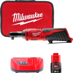 Гайкокрут кутовий акумуляторний 3/8" MILWAUKEE, M12 IR-201B, 47Нм, (+ заряд.пристрій, 1 акум.Х 2Аг, сумка для інструментів) №14
