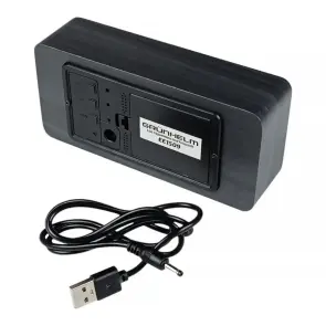 Годинник настільний LED - EE1509-(буд, t, date, MINI USB DC+5V, 4x1.5VAAA) (GRUNHELM) №4