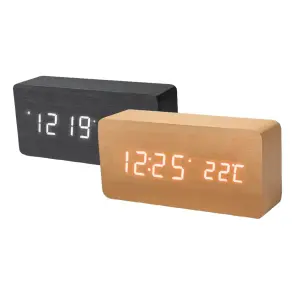 Годинник настільний LED - EE1509-(буд, t, date, MINI USB DC+5V, 4x1.5VAAA) (GRUNHELM) №5