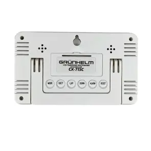 Годинник настільний LED - CX-715C (3V, 2х1,5V AAA,годинник,буд,t,date) (GRUNHELM) №3