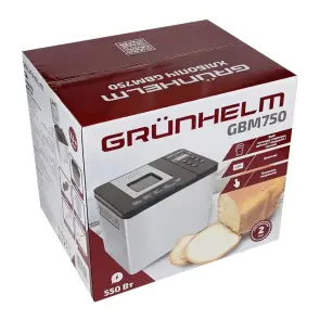 Хлібопічка GBM750 500-750г 550 Вт (GRUNHELM) №7
