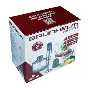 Блендерный набор - EBS-1102SS, 1000 Вт, 2 скорости (GRUNHELM) №4