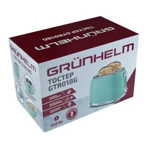 Тостер - GTR018G (зелений) 850 Вт (GRUNHELM) №5