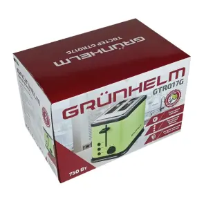 Тостер - GTR017G (оливковый) 750 Вт (GRUNHELM) №5
