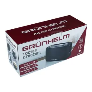 Тостер - GTR020BL (чорний) 1400 Вт (GRUNHELM) №5
