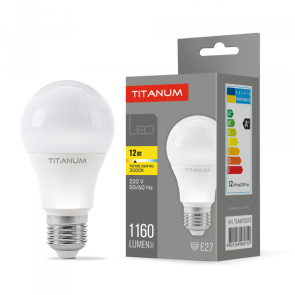 LED лампа TITANUM A60 12W E27 3000K №1