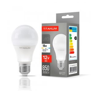 LED лампа TITANUM A60 12V 10W E27 4100K №1